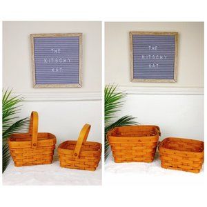 2 Vintage 1995 Longaberger Berry Baskets